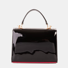 Load image into Gallery viewer, The Ege Black Patent Leather Handbag