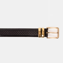 Load image into Gallery viewer, The Imperial Black Leather Belt