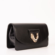 Load image into Gallery viewer, The Love Black Leather Handbag