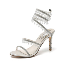 Load image into Gallery viewer, Women's High Heel Stiletto Sandals - Round Toe Evening Dress Shoes | Sarah Express