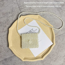 Load image into Gallery viewer, Handwoven Pearl Crossbody Bag
