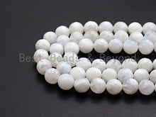 Load image into Gallery viewer, High Quality Natural Blue Moonstone faceted, Round Faceted 6mm/8mm/10mm/12mm Moonstone Beads, 15.5 Full Strand, sku# U818