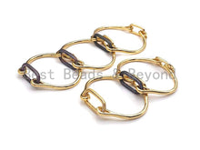Load image into Gallery viewer, CZ Buckle Cuff Bracelet, Sku#X151