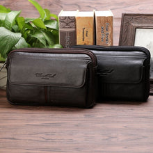 Load image into Gallery viewer, Men's Genuine Leather Clutch Bag – Soft First-Layer Cowhide Business Wallet