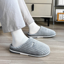 Load image into Gallery viewer, Women's Plush Cotton Slippers - Non-Slip Winter House Shoes Indoor Warm Comfort