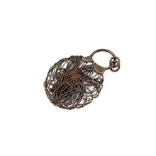 Load image into Gallery viewer, Natural Amethyst Copper Wired Flower Pendant, sku# YT45
