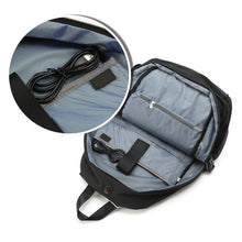 Load image into Gallery viewer, Anti-Theft USB Charging Laptop Backpack – Water-Resistant Nylon Travel Bag with Shoulder Straps