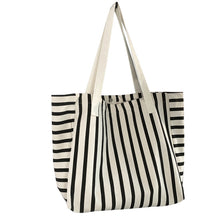 Load image into Gallery viewer, Striped Canvas Bag For Women  Single-shoulder  Large Capacity  For Students