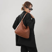 Load image into Gallery viewer, Women's Retro Tote Bag - Large Capacity PU Leather Shoulder Bag with Phone Pocket