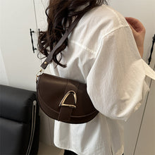 Load image into Gallery viewer, High-end, Fashionable Single-shoulder Bag Niche Saddle Bag