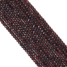 Load image into Gallery viewer, 3x5mm Genuine Garnet Faceted Rondelle Beads, Sku#U1666
