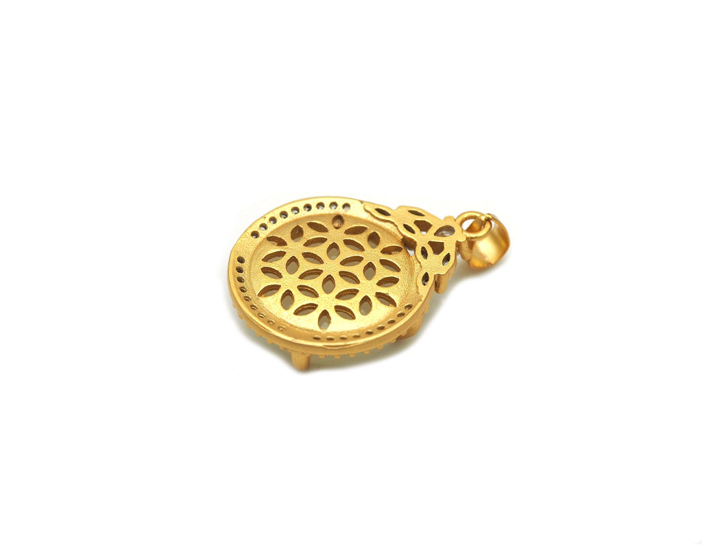 CZ Jade Charm, Sku#B161