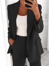 Load image into Gallery viewer, Lapel Blazer &amp; Slim-Fit Trousers Two-Piece Suit – 10 Colors XS–5XL
