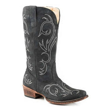 Load image into Gallery viewer, Roper Riley (Black) - Women's Cowgirl Boot