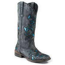 Load image into Gallery viewer, Roper Belle (Black) - Women's Cowgirl Boot