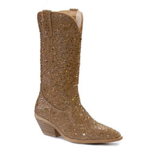 Load image into Gallery viewer, Roper Nettie Crystal (Tan) - Women's Cowgirl Boot