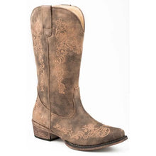 Load image into Gallery viewer, Roper Riley Scroll (Brown) - Women's Cowgirl Boot