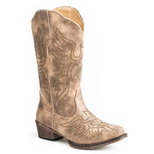 Load image into Gallery viewer, Roper Eaglets (Tan) - Women's Cowgirl Boot