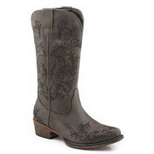 Load image into Gallery viewer, Roper Tall Stuff (Black) - Women's Cowgirl Boot