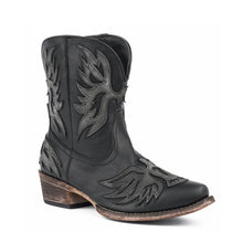 Load image into Gallery viewer, Roper Amelia (Black) - Women's Cowgirl Boot