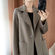 Load image into Gallery viewer, Mid-length Wool Casual Chic Coat