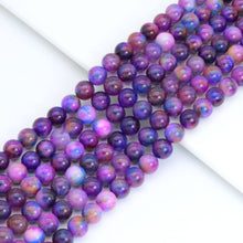 Load image into Gallery viewer, Galaxy Jade Round Smooth Beads, Sku#U2016