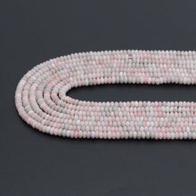 Load image into Gallery viewer, 2x4mm Smooth Rondelle Pink Jasper Beads, Sku#U2055