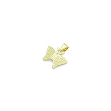 Load image into Gallery viewer, Clear CZ Gold White Enamel Butterfly Charm Pendant,Sku#LD713