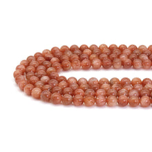 Load image into Gallery viewer, Genuine Golden Sunstone Round Smooth Beads, Sku#U1813