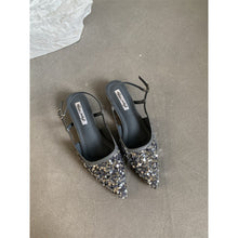 Load image into Gallery viewer, Women's Sequin Pointed-Toe Pumps | Elegant French-Style Heels