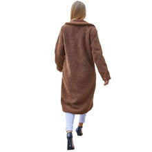 Load image into Gallery viewer, Solid-color Long-sleeve Coat With A Lapel Collar