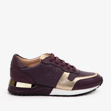 Load image into Gallery viewer, The Masal Purple Leather Women Sneaker