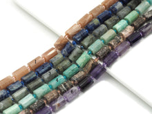 Load image into Gallery viewer, Natural Faceted Cylinder Gem Beads, 10x4mm, Sku#HY15
