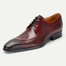 Load image into Gallery viewer, Men's Pointed-Toe Business Casual Leather Shoes – Breathable Dress Shoes for All Seasons