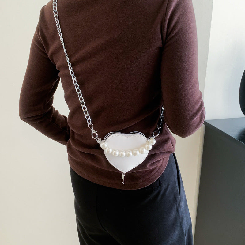 Heart-Shaped Crossbody Bag