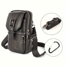 Load image into Gallery viewer, Men’s Genuine Leather Waist Bag Wallet
