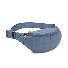 Load image into Gallery viewer, Quilted Diamond Crossbody Waist Bag - Unisex Casual Fanny Pack for Travel &amp; Outdoor