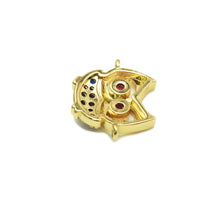 Load image into Gallery viewer, CZ Owl Charm, Sku#LK587