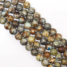 Load image into Gallery viewer, Genuine Brown Blue Azurite, 8m/10mm Round Smooth Beads, Sku#U1625