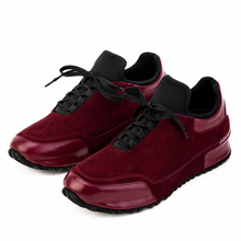 Load image into Gallery viewer, The Hudson Burgundy Suede Men Sneaker