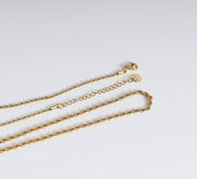 Load image into Gallery viewer, Gold Silver Rope chain Necklace, sku#B204