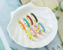 Load image into Gallery viewer, Enamel Adjustable Ring, Sku#X306