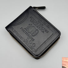 Load image into Gallery viewer, Personalized Dollar Men's Bifold Buckle Wallet – Multiple Card Slots, PU Leather, Retro Embossed Design