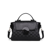 Load image into Gallery viewer, Women's Genuine Leather Commuter Shoulder Bag – Crocodile Pattern, Large Capacity