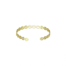 Load image into Gallery viewer, Gold Evil Eye Cuff Bracelet, Sku#A279