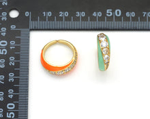 Load image into Gallery viewer, Diamond Enamel Ring, Sku#X355