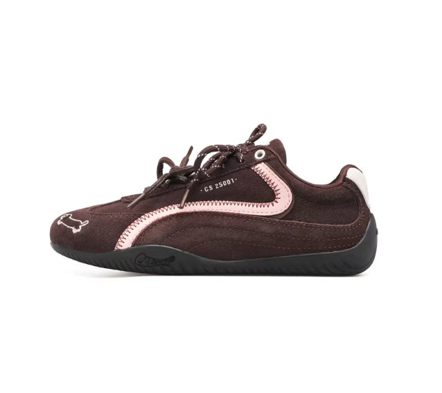Retro Low-Heel Racing Sneakers - Casual Training Shoes for Women & Men