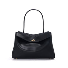 Load image into Gallery viewer, Women's Genuine Leather Tote Bag – Full-Grain Cowhide Structured Handbag