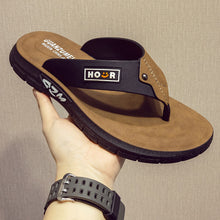 Load image into Gallery viewer, Men's Non-Slip Beach Flip-Flops - Thick Sole Comfort Sandals