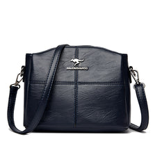 Load image into Gallery viewer, Women's Genuine Leather Embroidered Crossbody Bag – Large Capacity Shoulder Bag